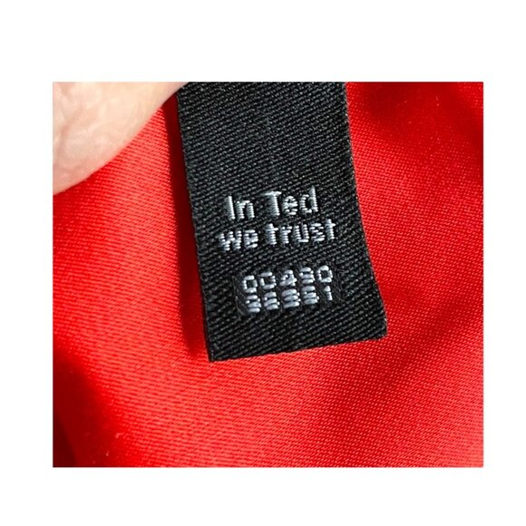 Ted Baker Red Zip-Front Dress - Picture 8 of 9